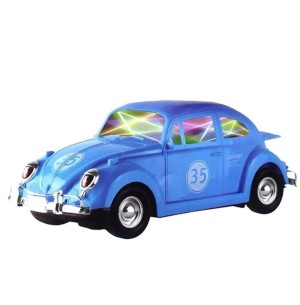 CARRO Á PILHA BATE VOLTA SOM LUZ 22CM FUSCA