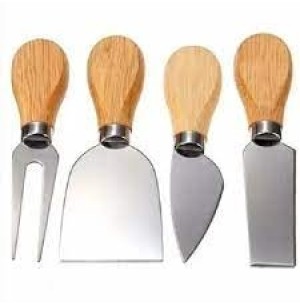 TALHER INOX KIT 4PÇS P/ QUEIJO