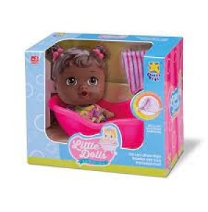 BONECA MY LITTLE DOLLS BANHEIRINHA NEGRA