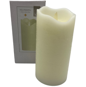 VELA LED PARAFINA 15CM