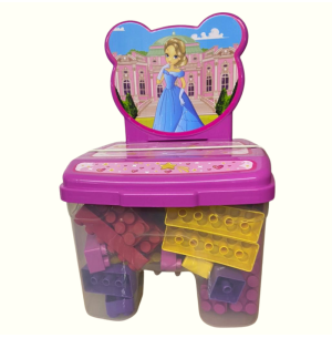 CADEIRA TOY BLOCOS 48PÇS PRINCESA