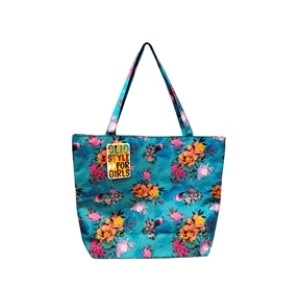 BOLSA FEMININA TOTEBAG 44X35CM FLORAL