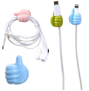 GANCHO ADES.PLÁST.4PÇS