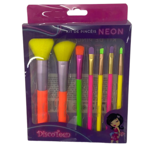 PINCEL MAQUIAGEM KIT 7PÇS