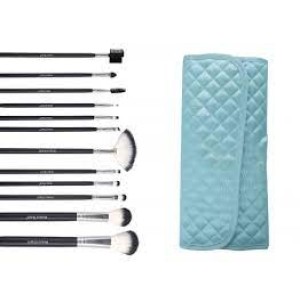 PINCEL MAQUIAGEM KIT 12PÇS NECESSAIRE - MACRILAN