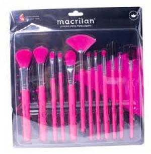 PINCEL MAQUIAGEM KIT 12PÇS - MACRILAN