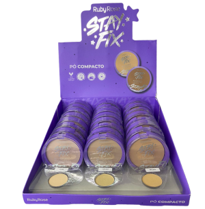 PÓ COMPACTO RUBY ROSE STAY FIX 10G
