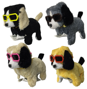 BRINQUEDO CACHORRO MOV.SOM LUZ 16CM