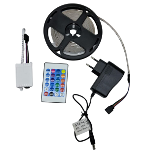 PISCA FITA LED CONTROLE 5M COR