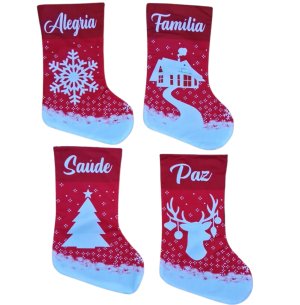 BOTA TECIDO 46CM DIZERES