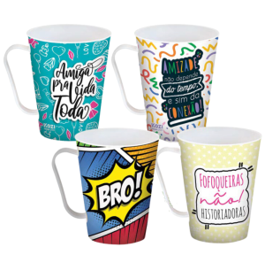 CANECA PLÁSTICA 430ML AMIGA