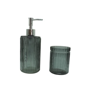 KIT BANHEIRO VIDRO 2PÇS