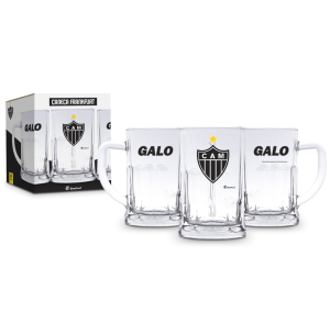 CANECA VIDRO 565ML ATLÉTICO
