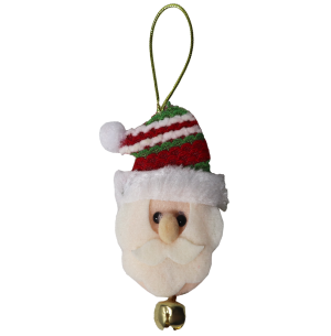  ENFEITE ROSTO PAPAI NOEL 8CM