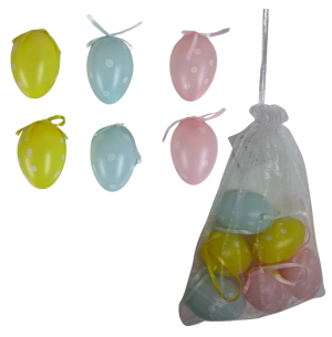 PÁSCOA OVO C/6UN PLÁSTICO POÁ