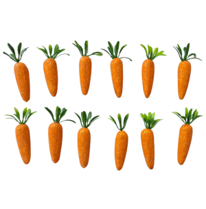 PÁSCOA CENOURA C/GLITTER 5CM 12UN