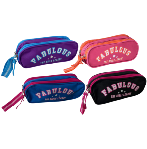 PORTA LÁPIS 20CM 2 DIVISÕES FABULOUS