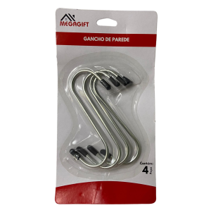 GANCHO INOX S.10CM 4UN