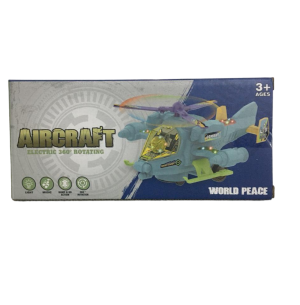 HELICÓPTERO A PILHA MOVIMENTO SOM LUZ 20CM