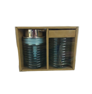 KIT BANHEIRO VIDRO 2PÇS