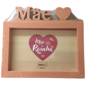 PORTA FOTO PLÁSTICO 10X15CM MÃE