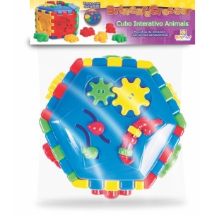 PEDAGÓGICO CUBO ANIMAIS 25X15CM