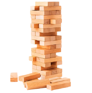 TORREMOTO PEDAGÓGICO MADEIRA 54PÇS