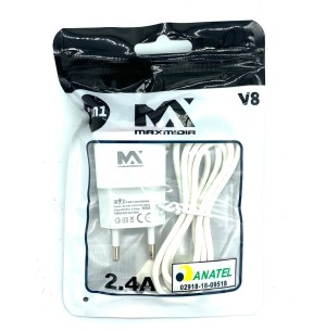 CARREGADOR USB V8 2.4A