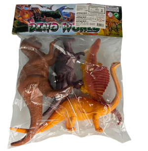 ANIMAL VINIL DINOSSAURO 4PÇS