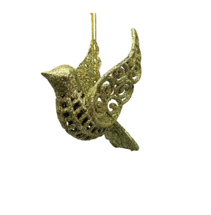  ENFEITE PASSÁRO 11CM GLITTER