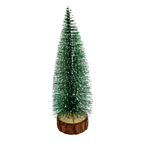 ÁRVORE MINI PINHEIRO 20CM FLOCADA