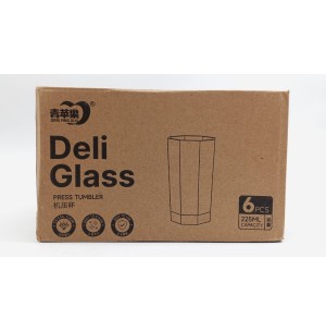 COPO VIDRO 225ML 6UN