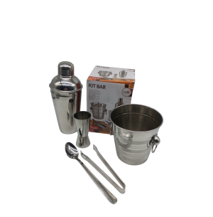 COQUETELEIRA INOX 500ML KIT 5PÇS