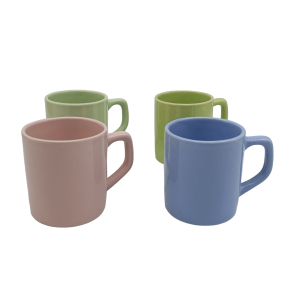 CANECA CERÂMICA 85ML 4UN