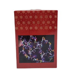 PISCA CORDÃO 232 LEDS COLORIDO MACHO/FÊMEA 2,5X1M