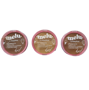 PÓ COMPACTO MELU RUBY ROSE 10G