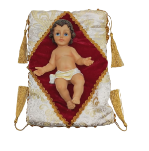 RESINA MENINO JESUS ALMOFADA 15CM