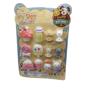 BRINQUEDO PET HORA DO LANCHE 9PÇS