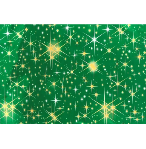 SACO METAL 25X36CM 50UN STAR VERDE