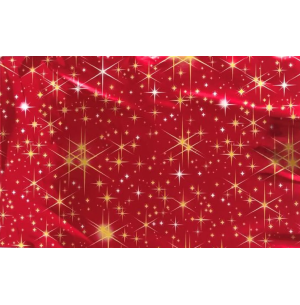 SACO METAL 25X36CM 50UN STAR VERMELHO