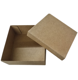 CAIXA PRESENTE KRAFT 12X12X5CM LISA
