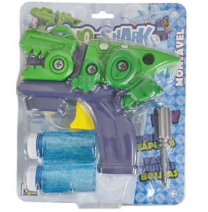 LANÇADOR BOLHA SABÃO 18X16CM DINO MONTÁVEL 4PÇS