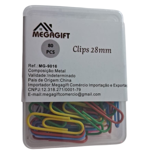 CLIPS METAL 80UN COR