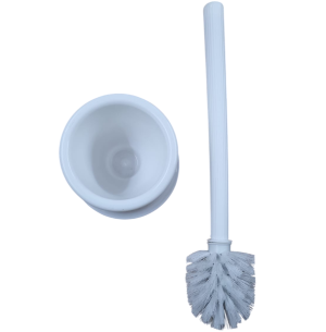 ESCOVA SANITÁRIA C/ SUPORTE PLÁST.39CM