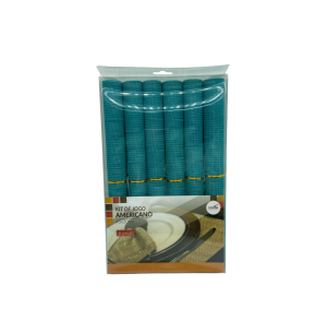 JOGO AMERICANO PVC 45X30CM 6UN