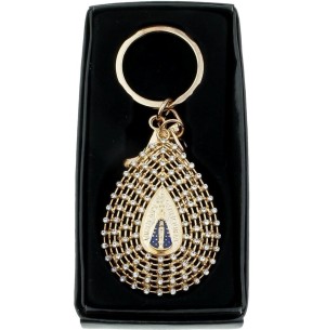 CHAVEIRO METAL N.S.APARECIDA GOTA STRASS