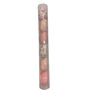 PÁSCOA OVO PLÁST.6CM TUBO 6UN