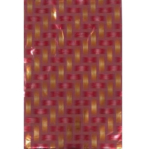 SACO METAL 30X44CM 50UN VERSALHES ROSE