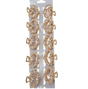 PIRANHA M METAL DZ PÉROLA E STRASS