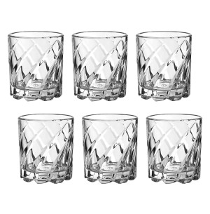 COPO VIDRO WHISKY 320ML 6UN